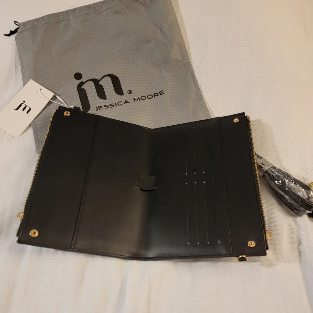 Jessica Moore‎ Lush Clutch, black